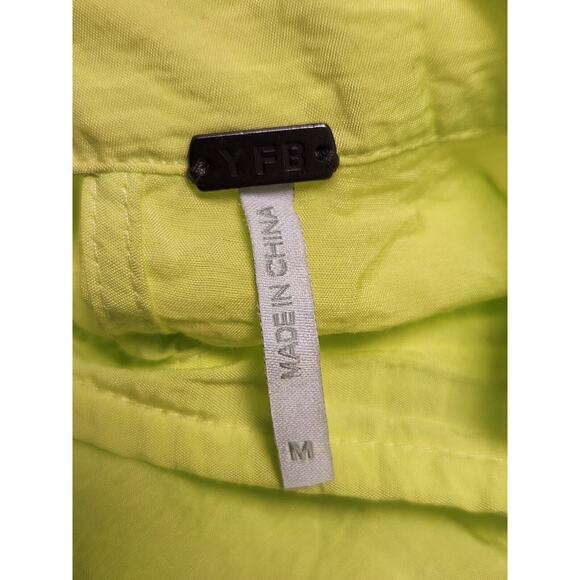 $230 NWT YOUNG FABULOUS & BROKE Sz M CRUZ flutter sleeve dress margarita - Picture 9 of 11